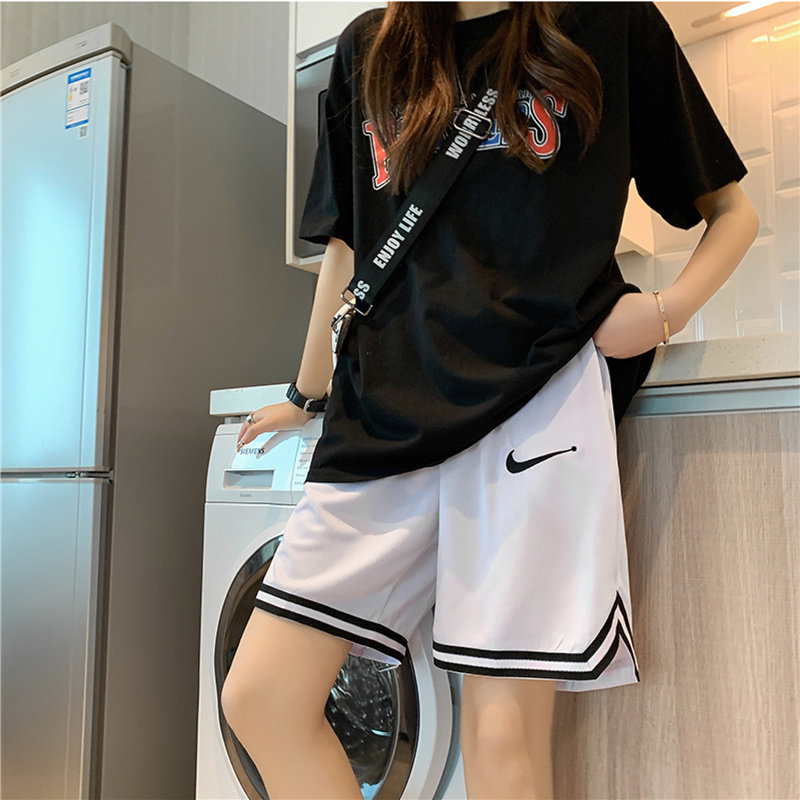 bf风潮牌休闲学生中裤跑步宽松五分裤运动短裤K365-P28女款,女装休闲裤,电商B245A