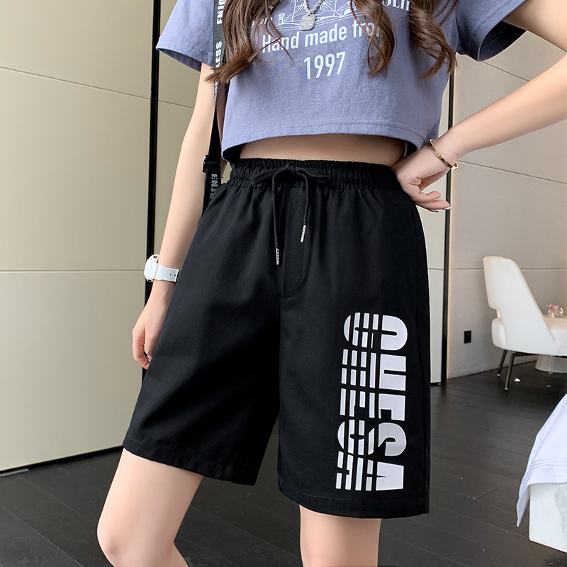 Summer fashion leisure sports shorts, middle pants, running loose Capris