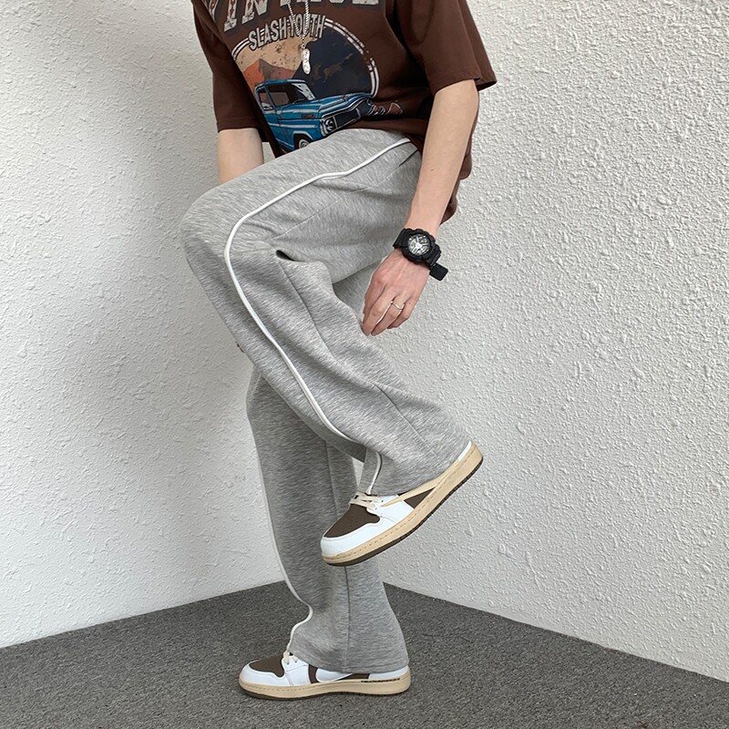 2023潮高街休闲运动裤宽松原宿风小众裤子阔腿卫裤K2043-P38女类图片