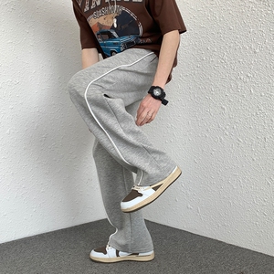 2023潮高街休闲运动裤宽松原宿风小众裤子阔腿卫裤K2043-P38女类图片