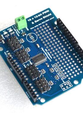 16-Channel 12-bit PWM/Servo Shield 16路舵机驱动模块