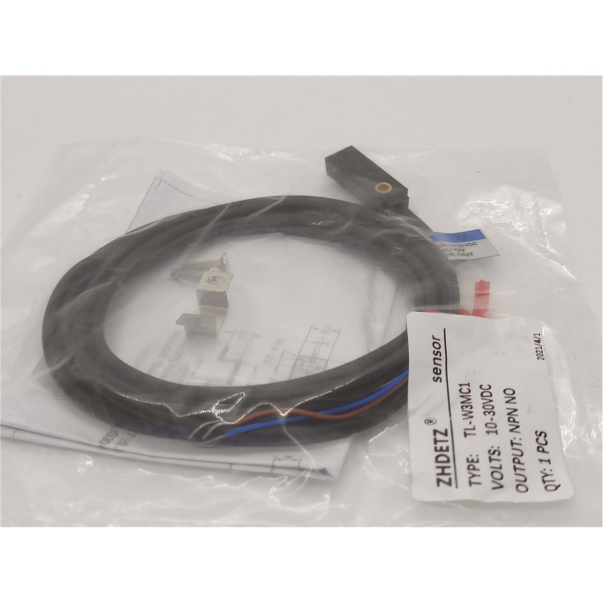 ZHDETZ正得TL-W3MC1微型传感器 小型接近开关 方形电眼NPN常开