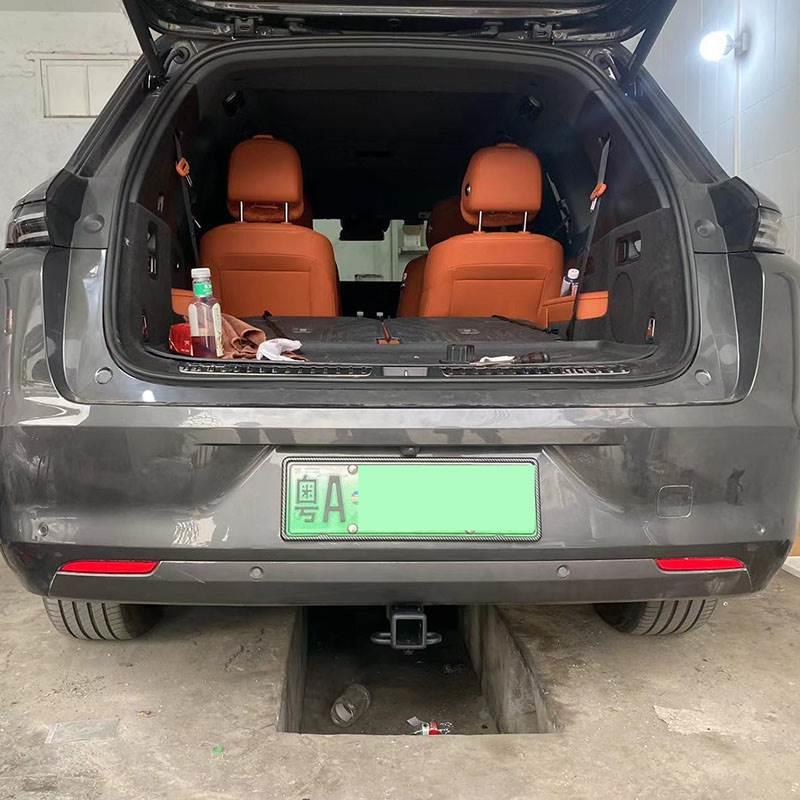 理想L8/L9拖车钩L7专用方口拖车杠后防撞流氓勾游艇房车牵引越野