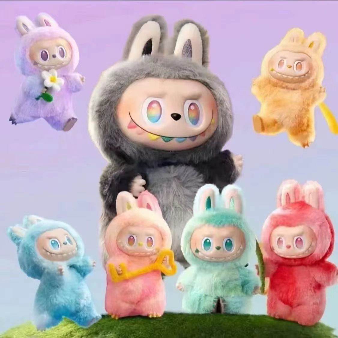 毛绒公仔bb棉盲盒潮玩