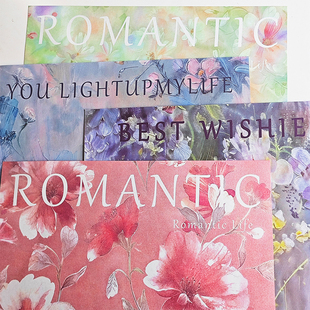 西西里油画风系列鲜花包装纸花卉氛围花束包装花纸礼品花束包装