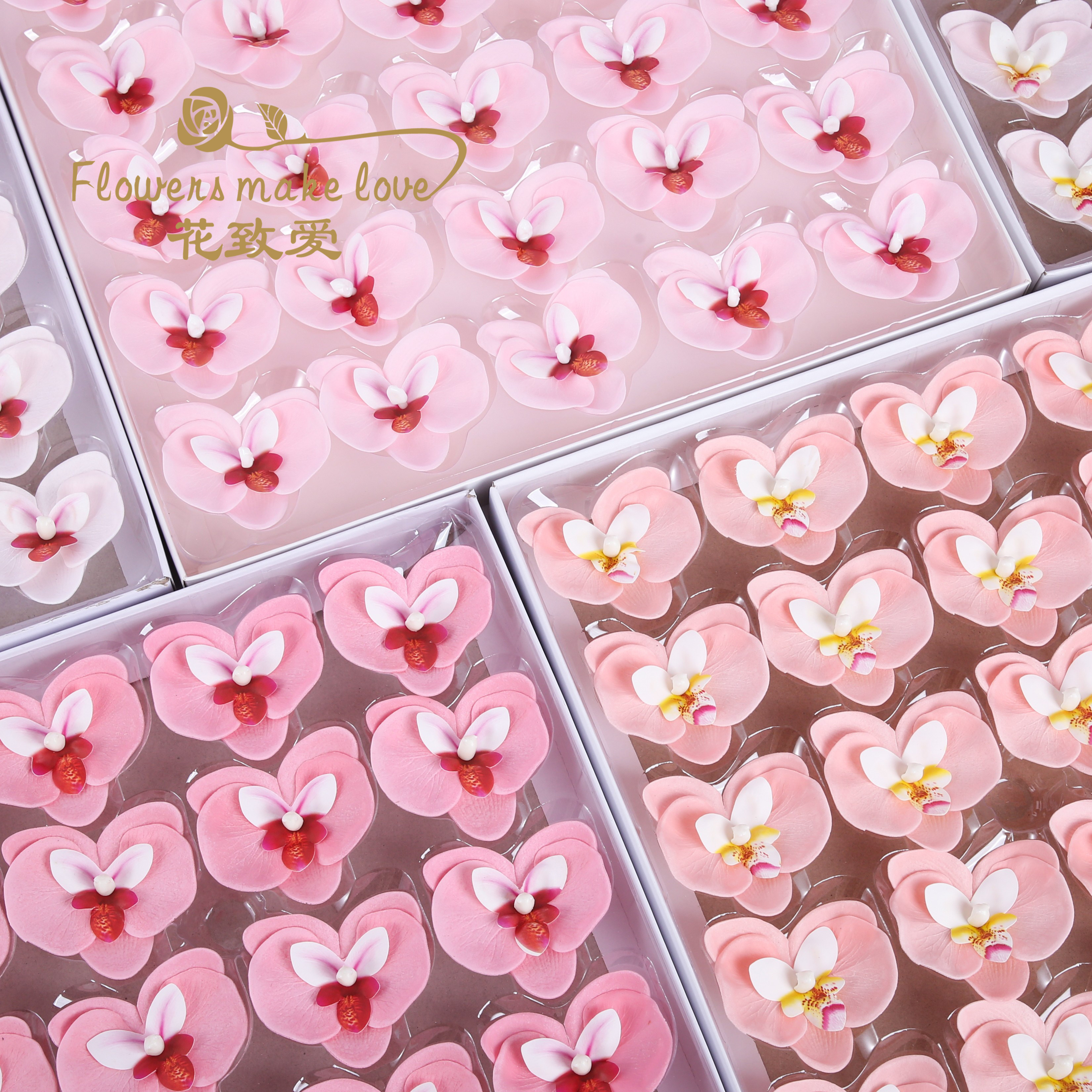 新款韩式蝴蝶兰香皂花装饰配件仿真花手工diy永生花花束包装材料,节庆用品/礼品,香皂花,淘宝优惠券,粉丝福利购,淘宝优惠卷