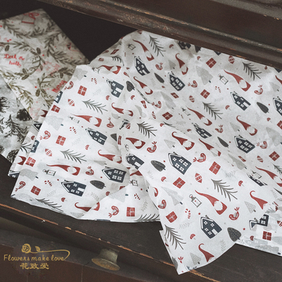 圣诞节礼物包装雪梨纸