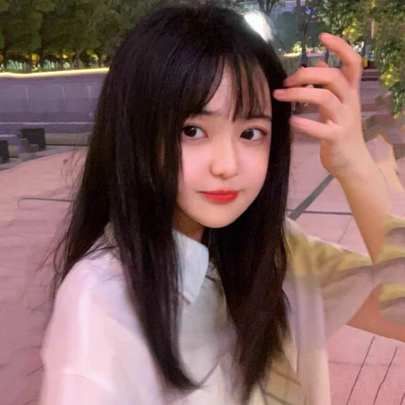 时尚女款可齐可斜刘海修脸气质