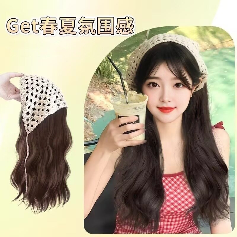 网红同款假发女化纤长发大波浪