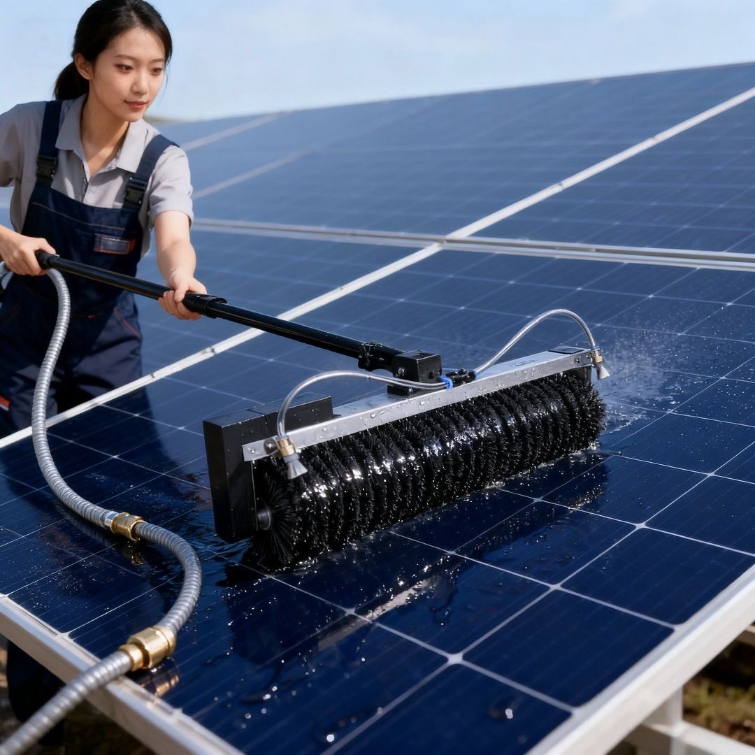 光伏板电动清洁刷手持式辊刷光伏板清洗设备电动太阳能清洗机,五金/工具,其他太阳能设备和元器件,淘宝优惠券,粉丝福利购,淘宝优惠卷
