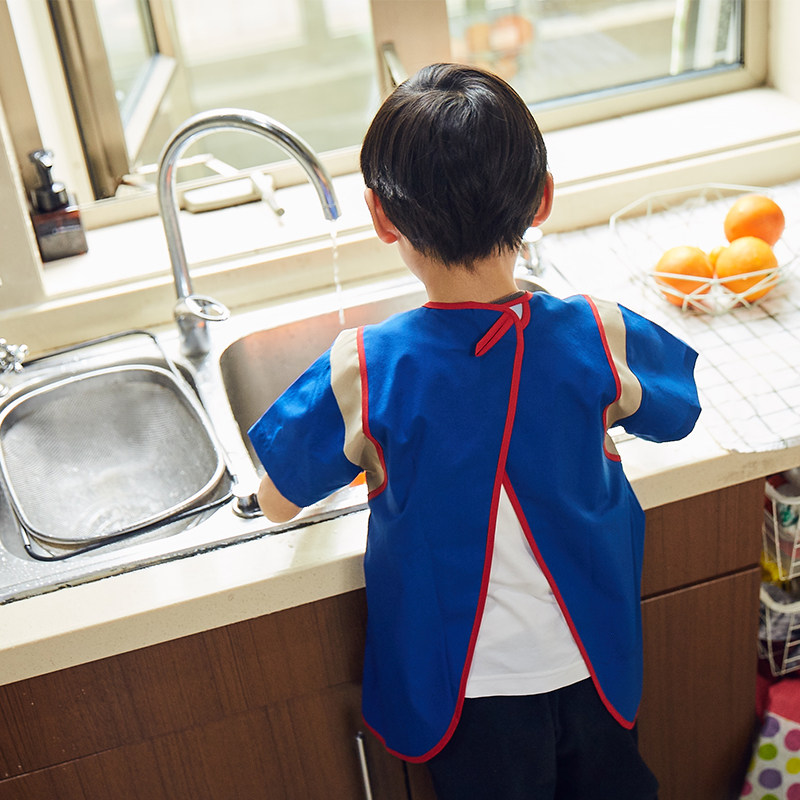 有这么只短袖隔脏男童女童夏季反穿衣吃饭儿童罩衣防水围兜画画衣,童装/婴儿装/亲子装,反穿衣/罩衣,淘宝优惠券,粉丝福利购,淘宝优惠卷