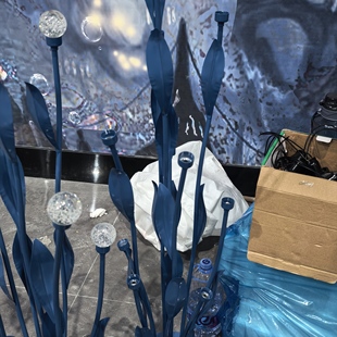 婚礼堂主桌花器皿架子亚克力摆件高级酒店宴会婚庆桌面装饰道具