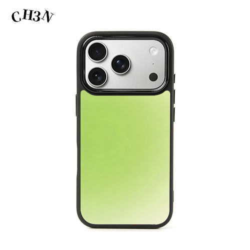 CH3N·渐变青苹果适用iPhone17/16promax神甲手机壳15包按键ins简约防摔14小众黑框plus韩系苹果手机保护壳