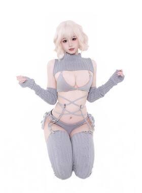 性感绑带辣妹内衣套装
