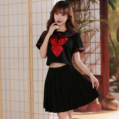 日系可爱甜美关西襟JK制服水手服