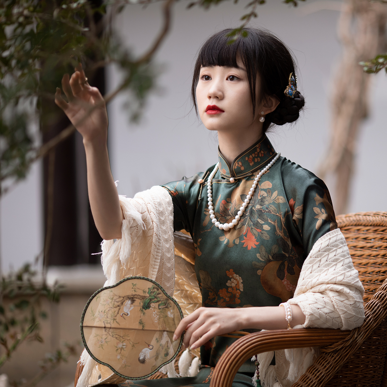 珠榴沉碧丨一城风絮丨无省旗袍