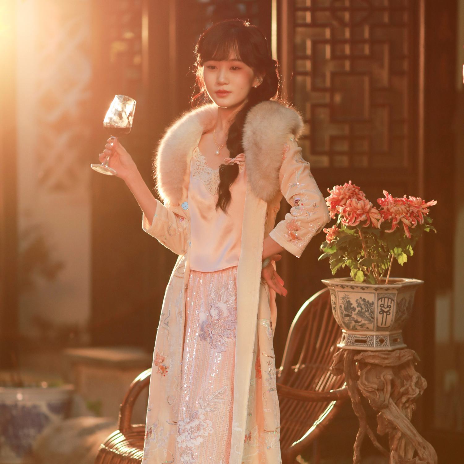 珠梦涵香丨一城风絮丨珠片绣外套