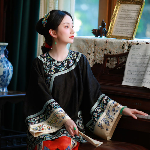 醉玉凌波丨一城风絮丨真丝女袍