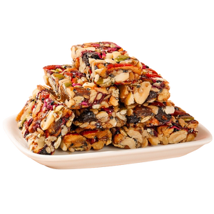 滇二娃高蛋白坚果棒切糕八宝代餐饱腹新疆风味抗饿能量棒零食201g