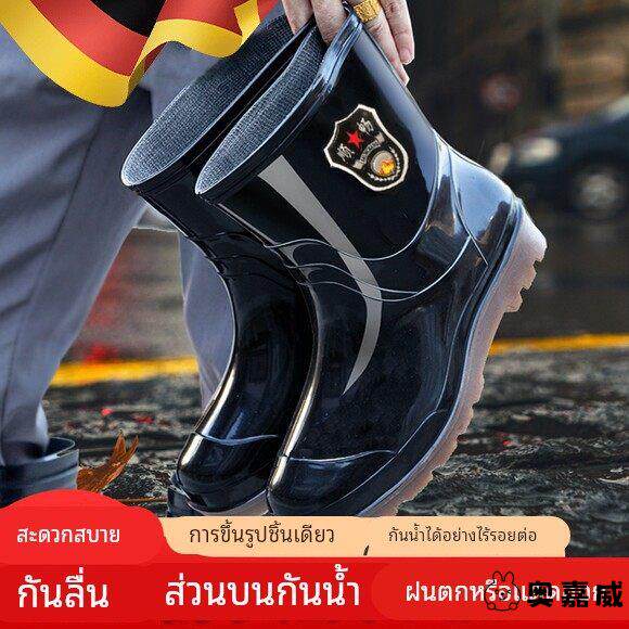 新款特大码48雨鞋男款46短筒47防水鞋防滑劳保中高筒水靴胶鞋雨靴