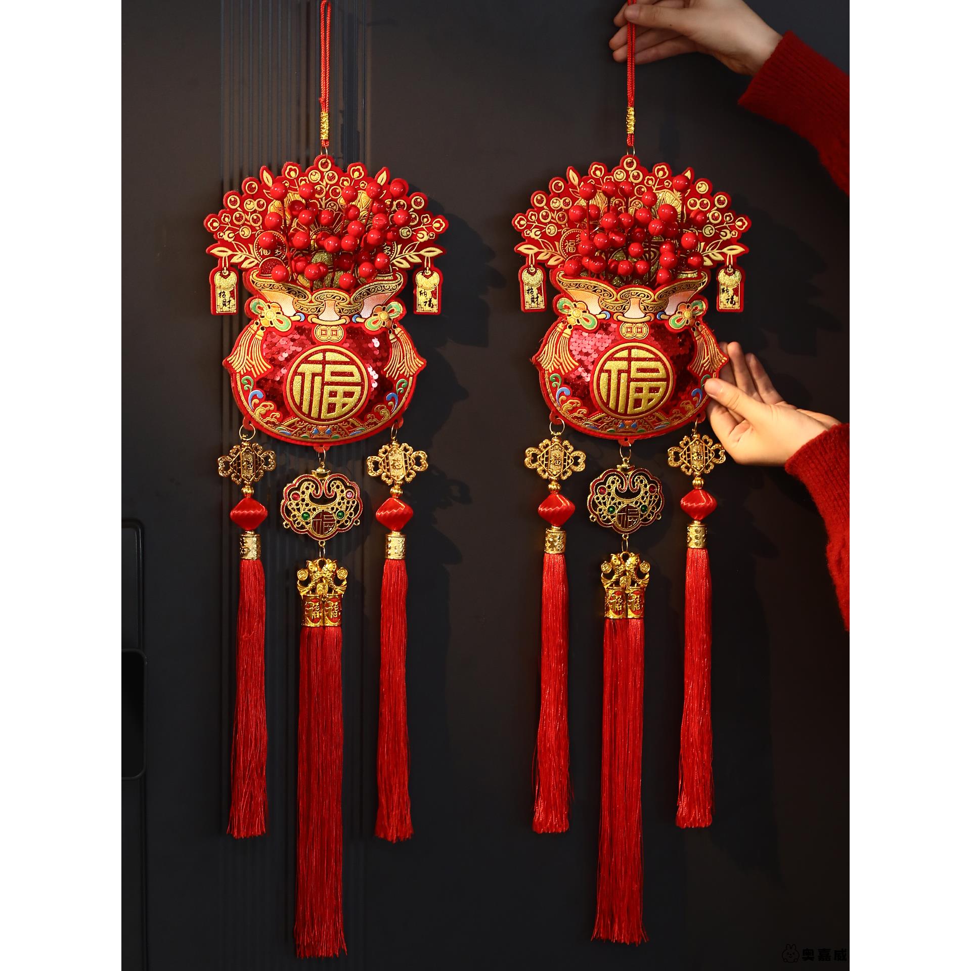 2026元旦客厅装饰挂件马年奥嘉威