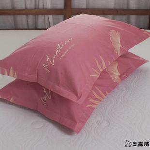 全棉儿童学生拉链枕头套大号成人单人45X70纯棉枕套一对装 35X55
