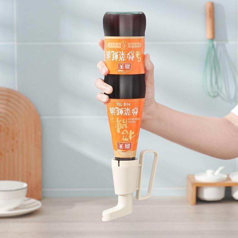 厨房蚝油专用挤压器蚝油瓶压嘴泵头按压嘴家用瓶按压式油壶按压嘴