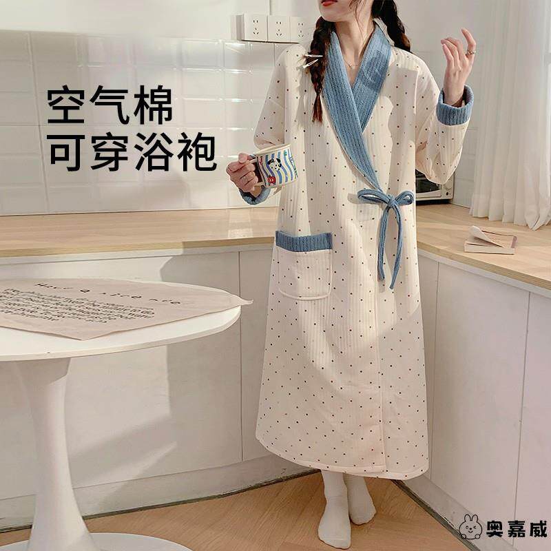 浴巾浴袍可穿式速干吸水女士比纯棉四季通用非全棉睡袍2025新款
