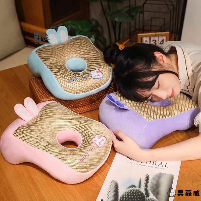 夏季午睡枕小学生趴睡枕桌上趴趴枕头办公室女生午休神器睡觉抱枕