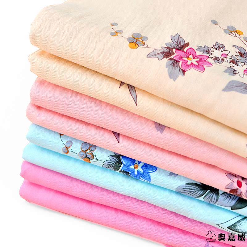 上海床单丝棉布国民棉印花加厚老粗布棉1，5m被单单