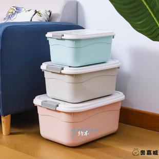 收钱盒 钱箱子摆摊储物箱大容量家用证件文件学生保密小箱子塑料