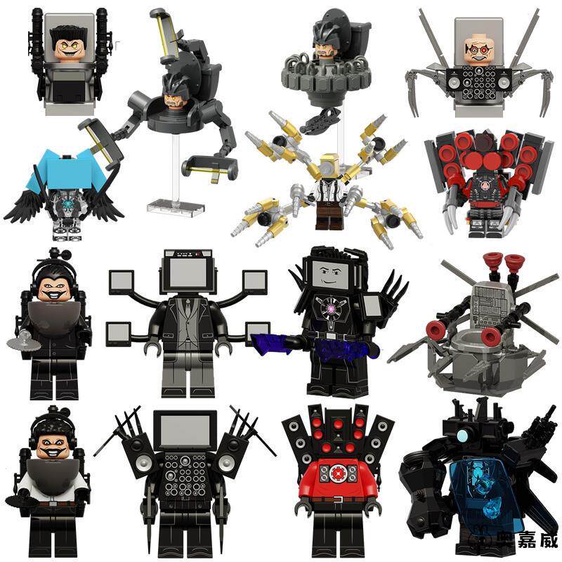 马桶人vs监控人人仔泰坦音箱人和巨大电视人