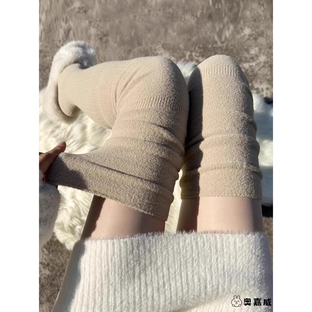 涤纶镂空\/网袜长筒袜配甜美高筒