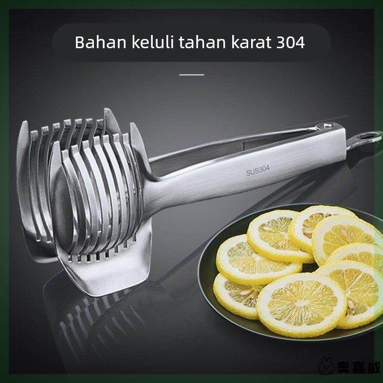 柠檬切片器商用奶茶店专用不锈钢切水煮蛋西柚番茄工具水果分割器