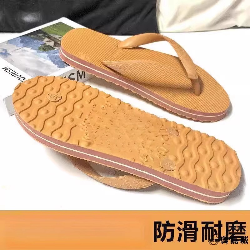 男士浴室防滑人字拖泰国拖鞋女夏外穿橡胶老式夹脚替换带子越南鞋