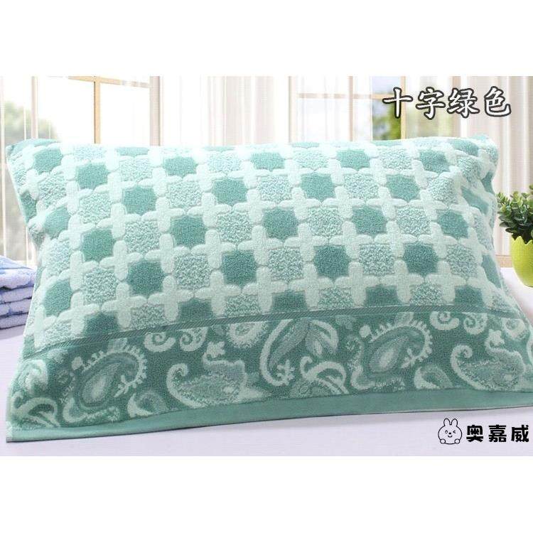 枕头毛巾纯棉一对上海老式枕巾全