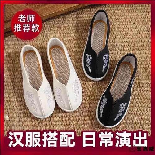 老北京布鞋汉服鞋古装绣花鞋新款