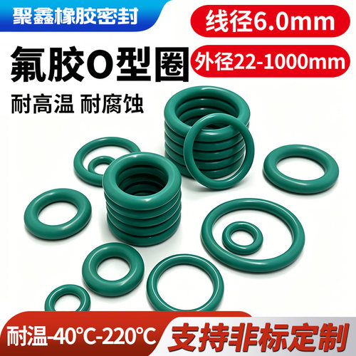 耐腐蚀耐高温耐磨密封氟胶o型圈