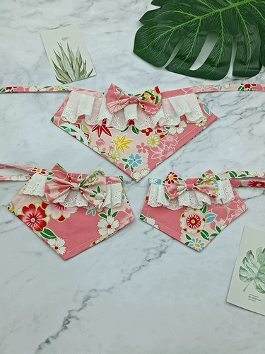 Японский брендовый шарф, слюнявчик, нагрудник, декор