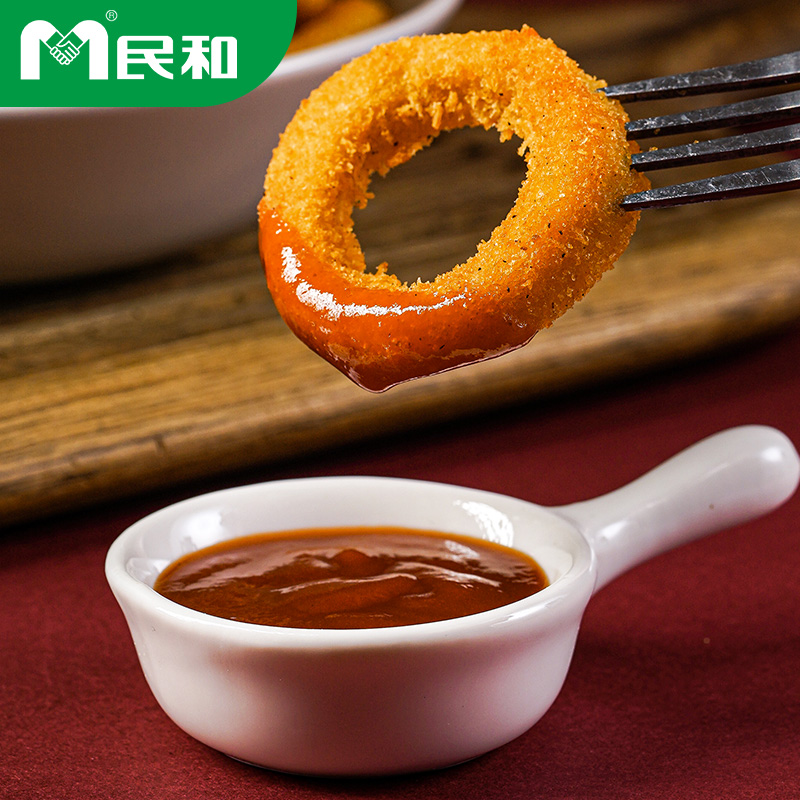 民和炸鸡快乐洋葱圈空气炸锅半成品零食不辣200g*1