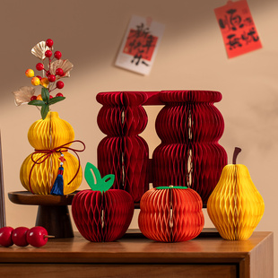 新年装饰摆件2026马年新款过年客厅桌面摆饰春节入户玄关氛围布置