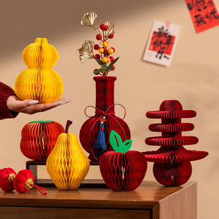 新年装饰摆件2026马年新款过年客厅喜庆摆饰春节入户玄关氛围布置