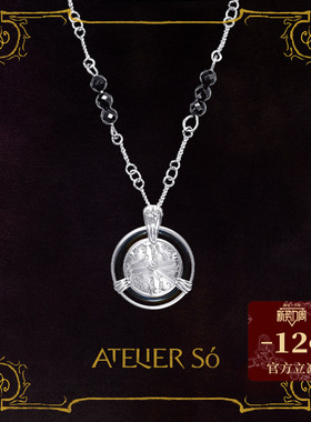 AtelierSo25AW圆环玛瑙怀表项链