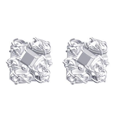 ATELIERSO倪索迷你繁星方耳钉