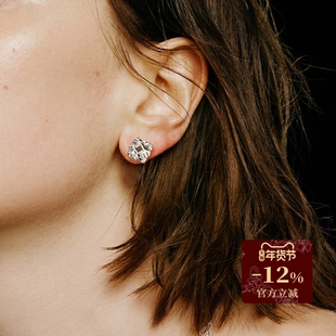 ATELIERSO倪索 24AW KARAT系列-迷你繁星925纯银方耳钉