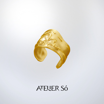 ATELIERSO金币四叶草戒指
