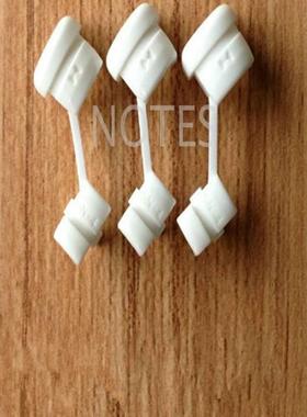 金笔5N-4白色WT 环保固线扣线卡锁线扣 6.4-7.4MM圆线用