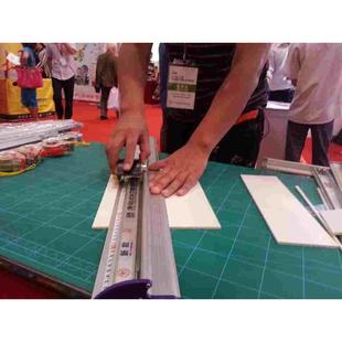 滑动式KT板直尺裁刀尺铝合金美工尺防滑防跑偏尺勾刀尺广告工具