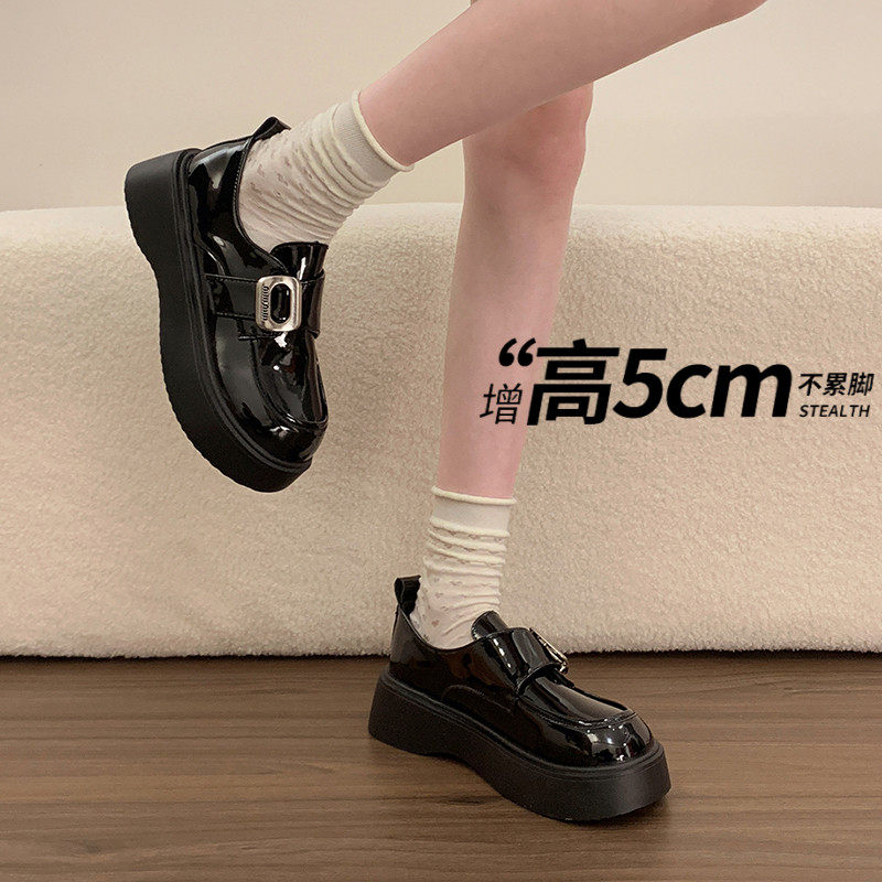 小皮鞋女英伦风2026新款春秋韩版配裙子黑色jk单鞋通勤软底乐福鞋,女鞋,乐福鞋（豆豆鞋）,淘宝优惠券,粉丝福利购,淘宝优惠卷