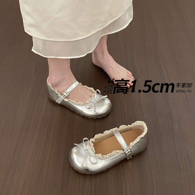 ITIM日系甜美花边蝴蝶结浅口玛丽珍小皮鞋女2026新款春季平底单鞋,女鞋,时尚芭蕾鞋,淘宝优惠券,粉丝福利购,淘宝优惠卷
